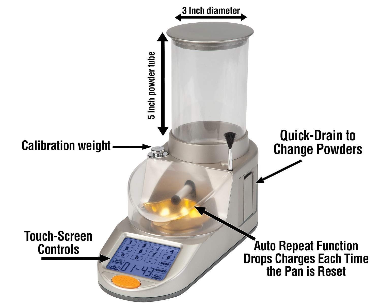 Lyman Gen6 Digital Powder Measure 115V (7750550),Multiple