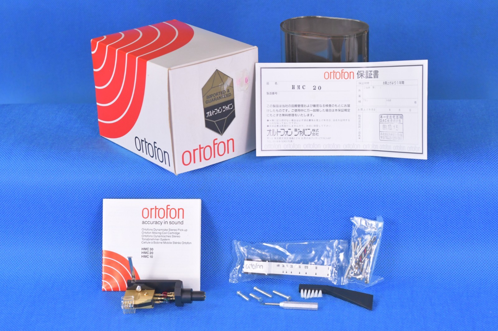 Ortofon HMC 20 Cartridge W/ LH1000 Headshell In Excellent Condition