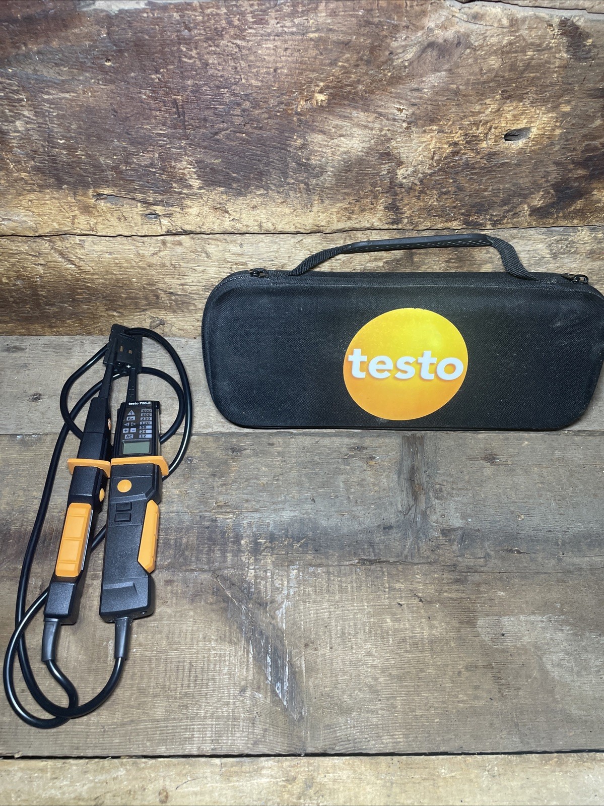 Testo 750-3 Digital Voltage Tester W/ Continuity Phase + Sequence with GFCI Test