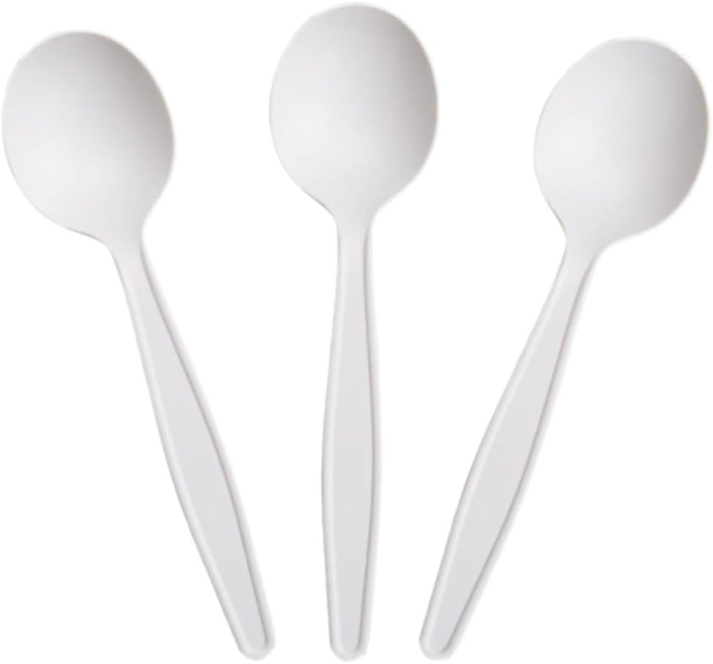 Eco-Friendly Disposable Soup Spoons - Heavy Duty Disposable Sierware,
