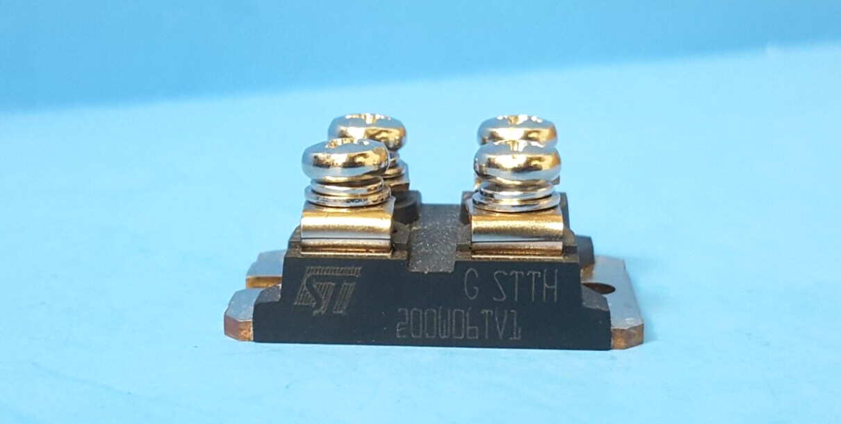 Rectifier, STTH200W06TV1, STMicroelectronics, Turbo 2 ultrafast, 2x100A, 600V