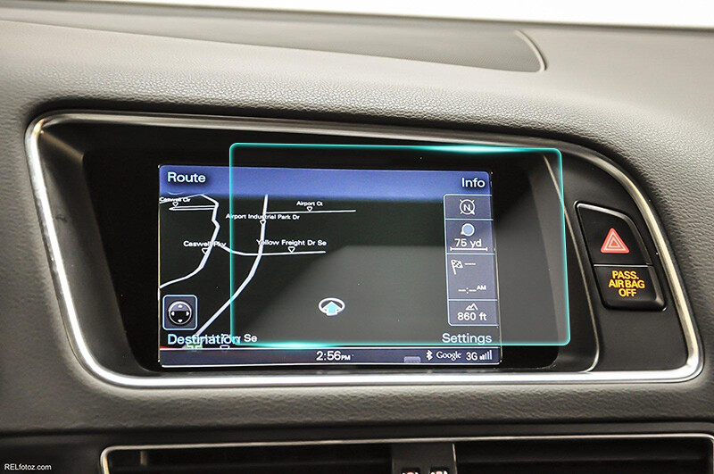 Crystal Clear Screen Protector for 2014 Audi SQ5 Vehicle Navigation