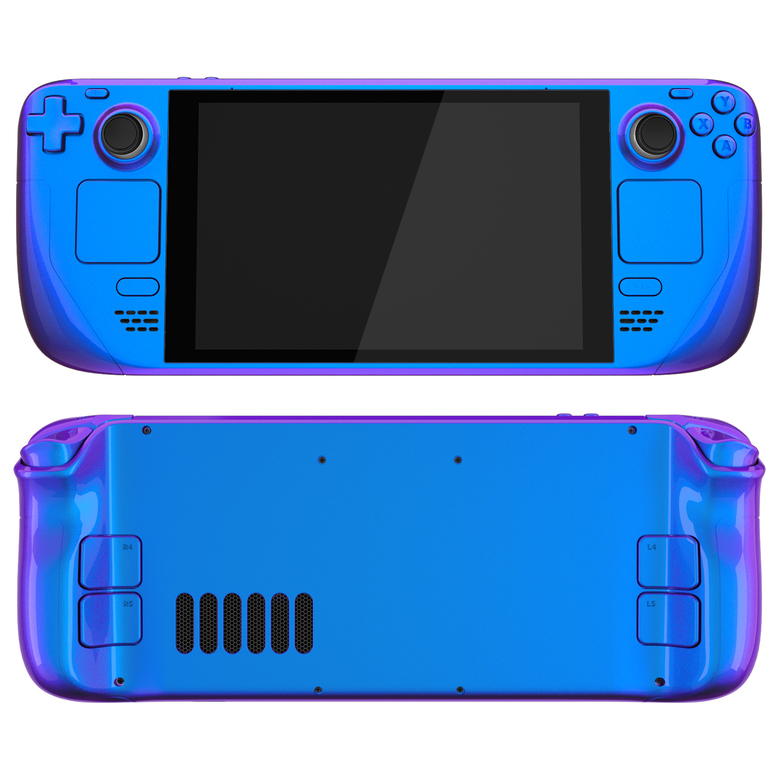 Replacement Faceplate Back Plate Full Set Shell with Buttons for Steam Deck LCD