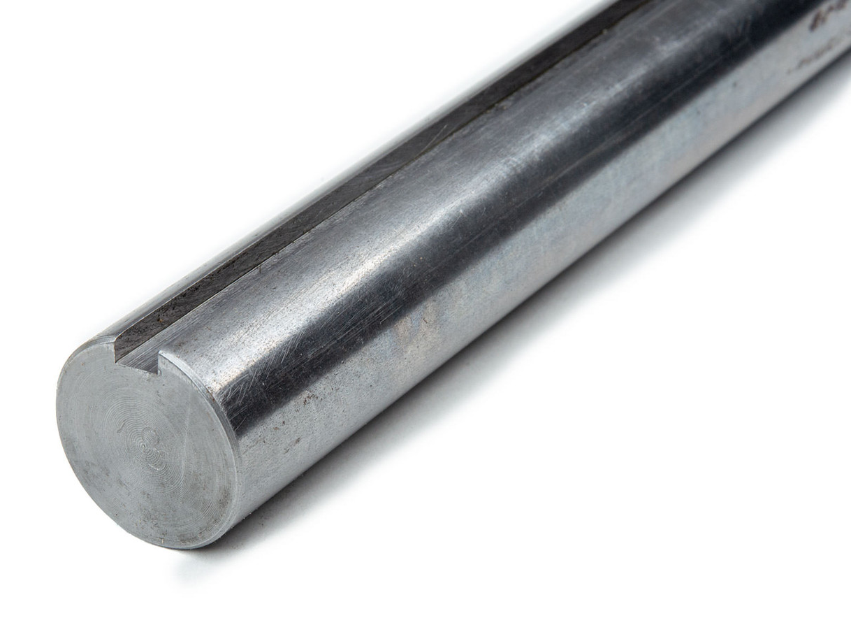 1/2" Precision Cut Keyed C1018 Cold Drawn Steel Shafting