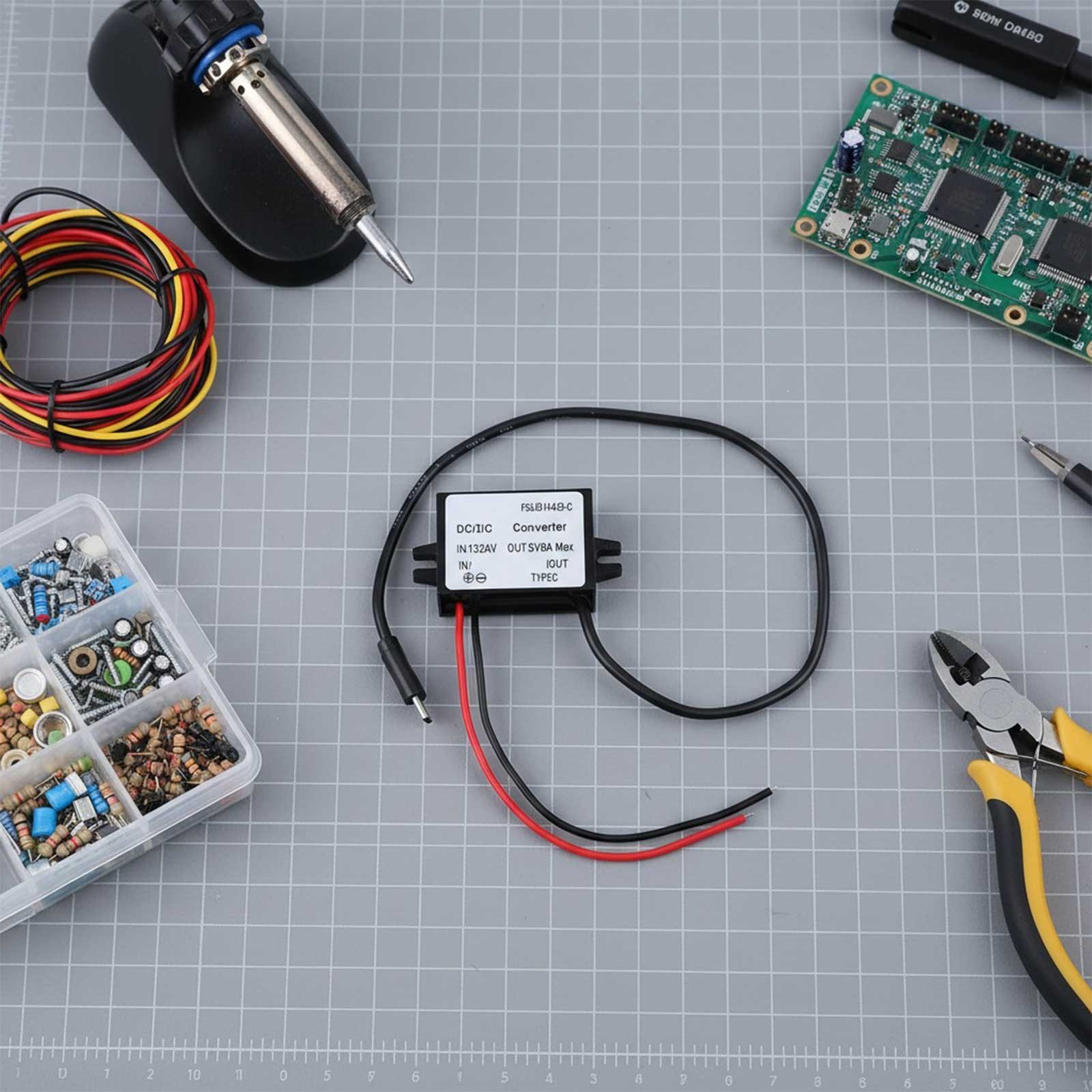 Compact DC Converter with High Conversion Rate up to Ninety Six Percent