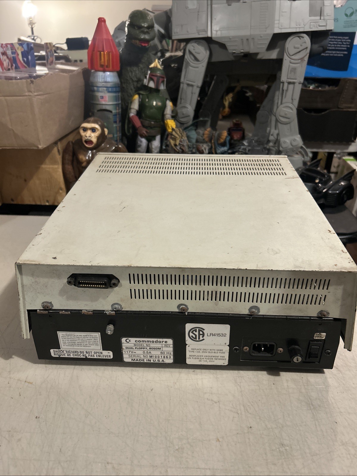 Commodore CBM 8050 Dual Floppy Disk Drive Dual Drive Powers On Untested PET