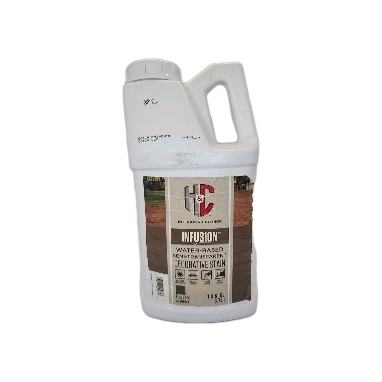 H&C 45.102044 Infusion Decorative Stain ESPRESSO Gallon  #C