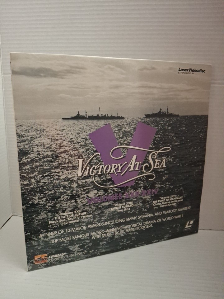 Victory at Sea #8 Ep. XXII-XXIV (1952, LASERDISC)gr
