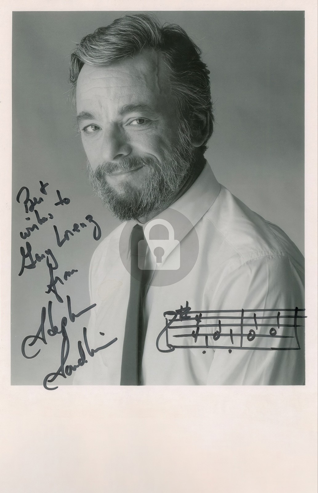 Stephen Sondheim Signed Autograph Photo Postcard COPY