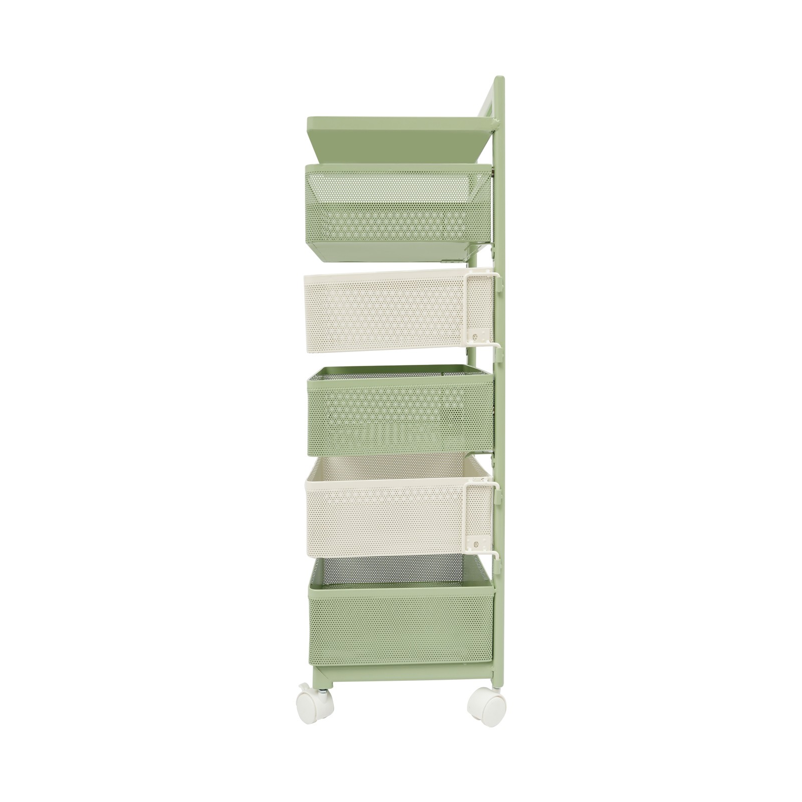 Rotating Storage Rack, Kitchen Organizer With Rotating Basket