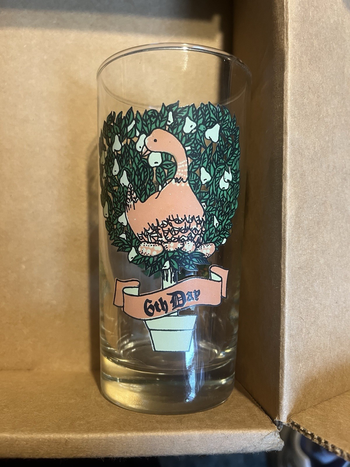 12 Days Of Christmas Glass Day 6