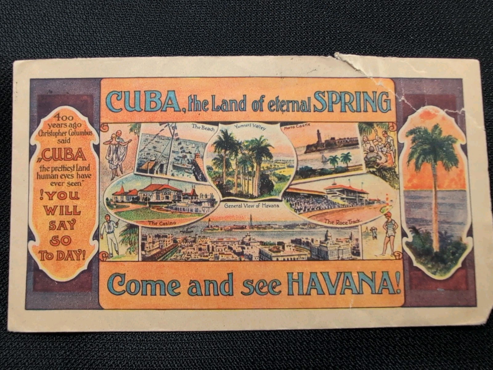 Beautiful 1934 Hotel Plaza Havana Cuba1 Advertising Envelope