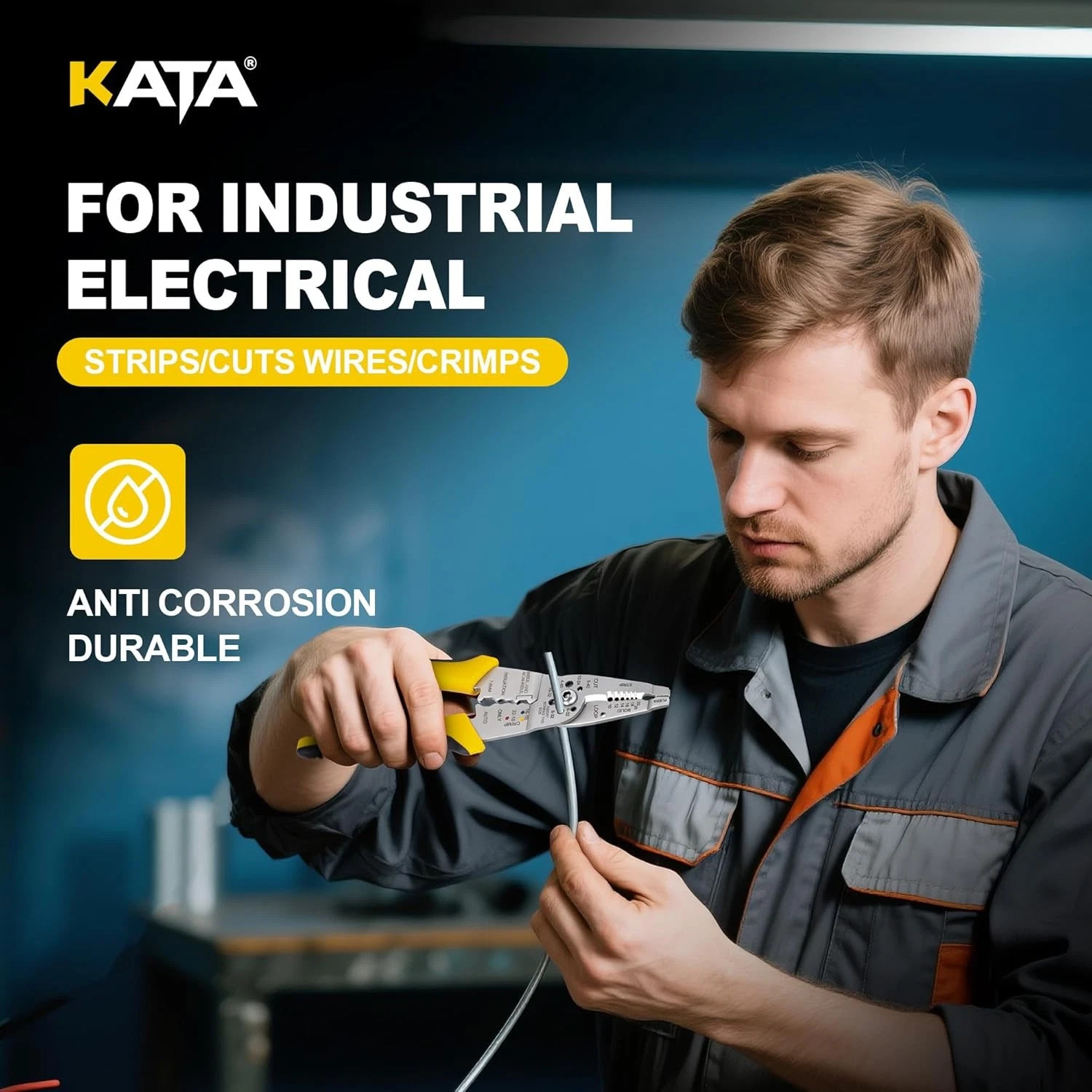 Professional Wire Stripper and Crimping Tool for Electrical Work