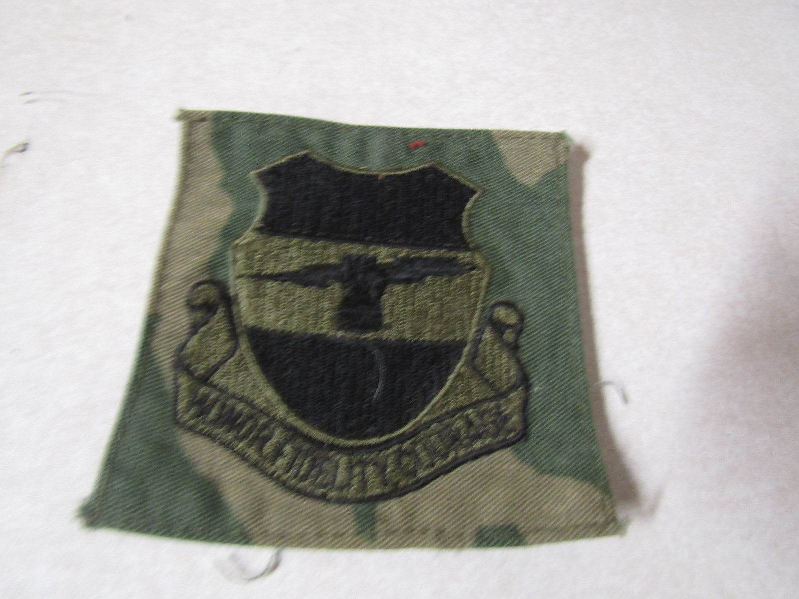 MILITARY PATCH OLD VIETNAM ERA US AIR FORCE 544TH INTELLIGENCE WING UNSURE