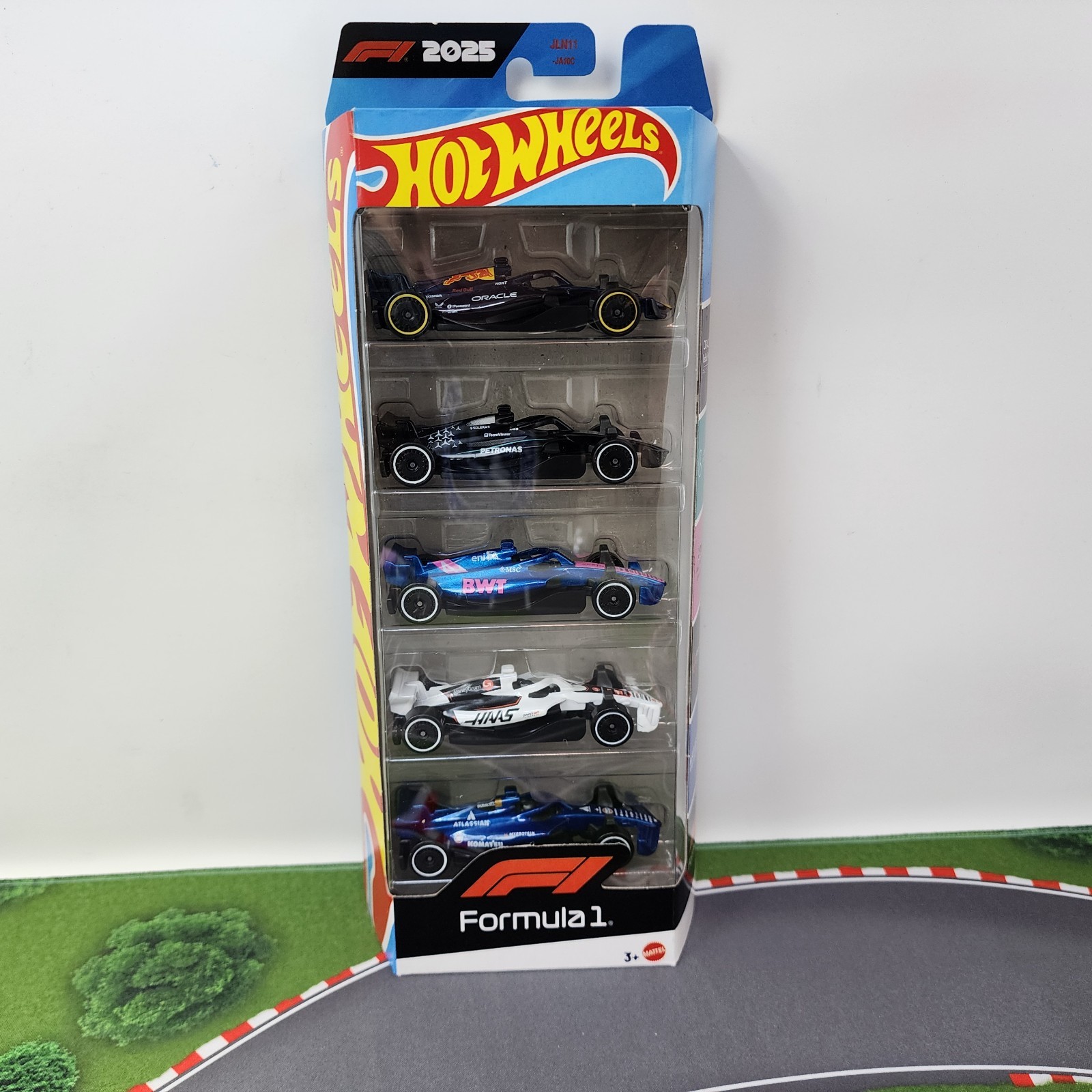 2025 Formula 1 Car * 5 Pack  F1 Hot Wheels 2026 RedBull, AMG Williams, BWT, Hass