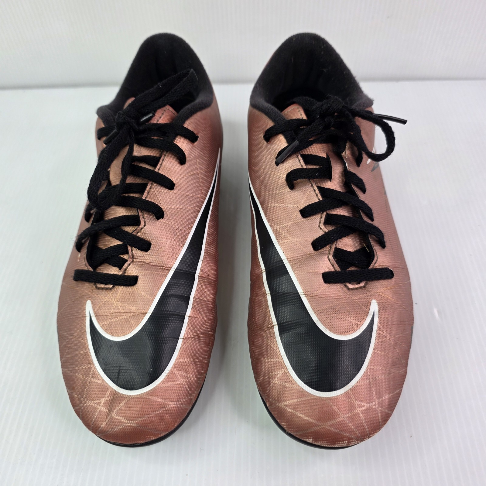 Nike Hypervenom Phade II FG Soccer Cleat Shoes Mens Sz 5.5 Y Copper Black Green
