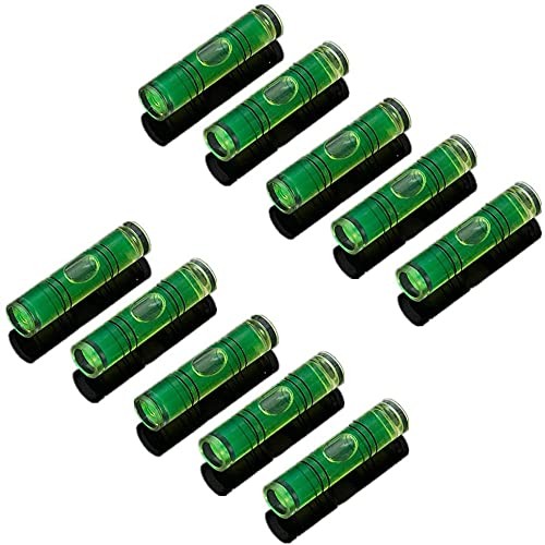 10 Pack Mini Bubble Spirit Level Gradienter Inclinometer - Small Bubble Tube ...