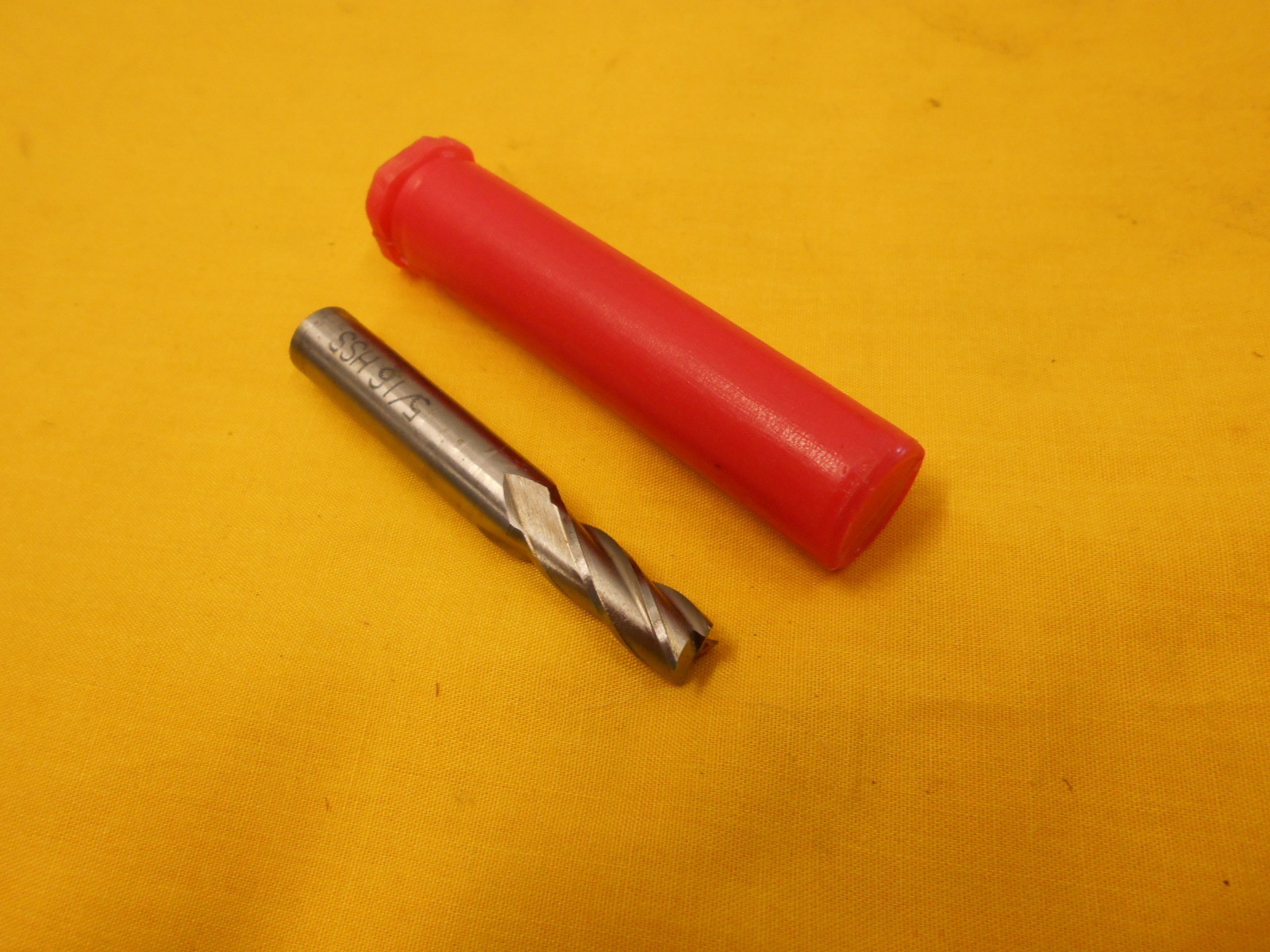 NEW HSS ENDMILL 3/8" x 5/16" dia x 7/8" LOC 4 flute mill cutter cutting tool