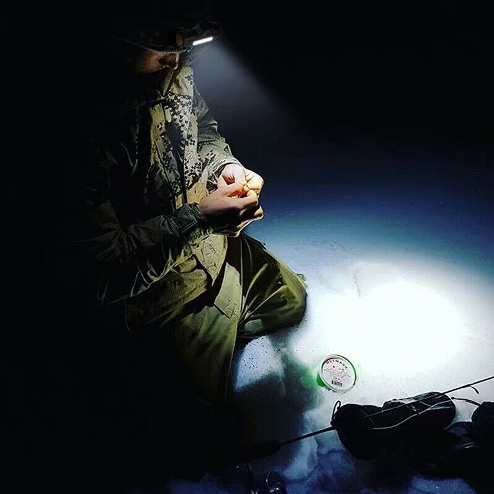 LED Headlamp Headlight USB Rechargeable Waterproof Head Light Flashlight 2 Modes
