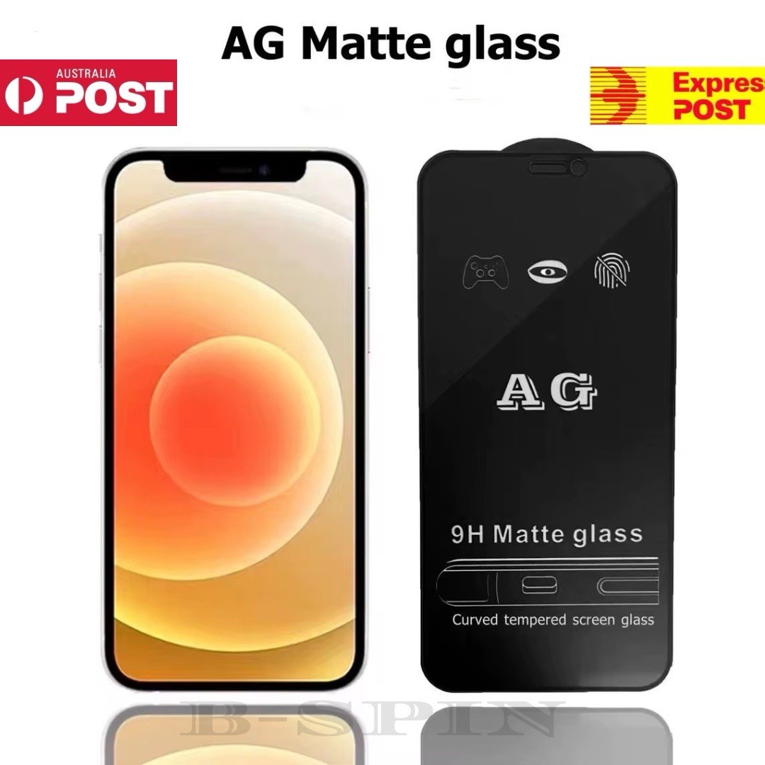 Matte Tempered Glass Screen Protector For iPhone 17 16 Pro Max Air 16 15 14 + 13