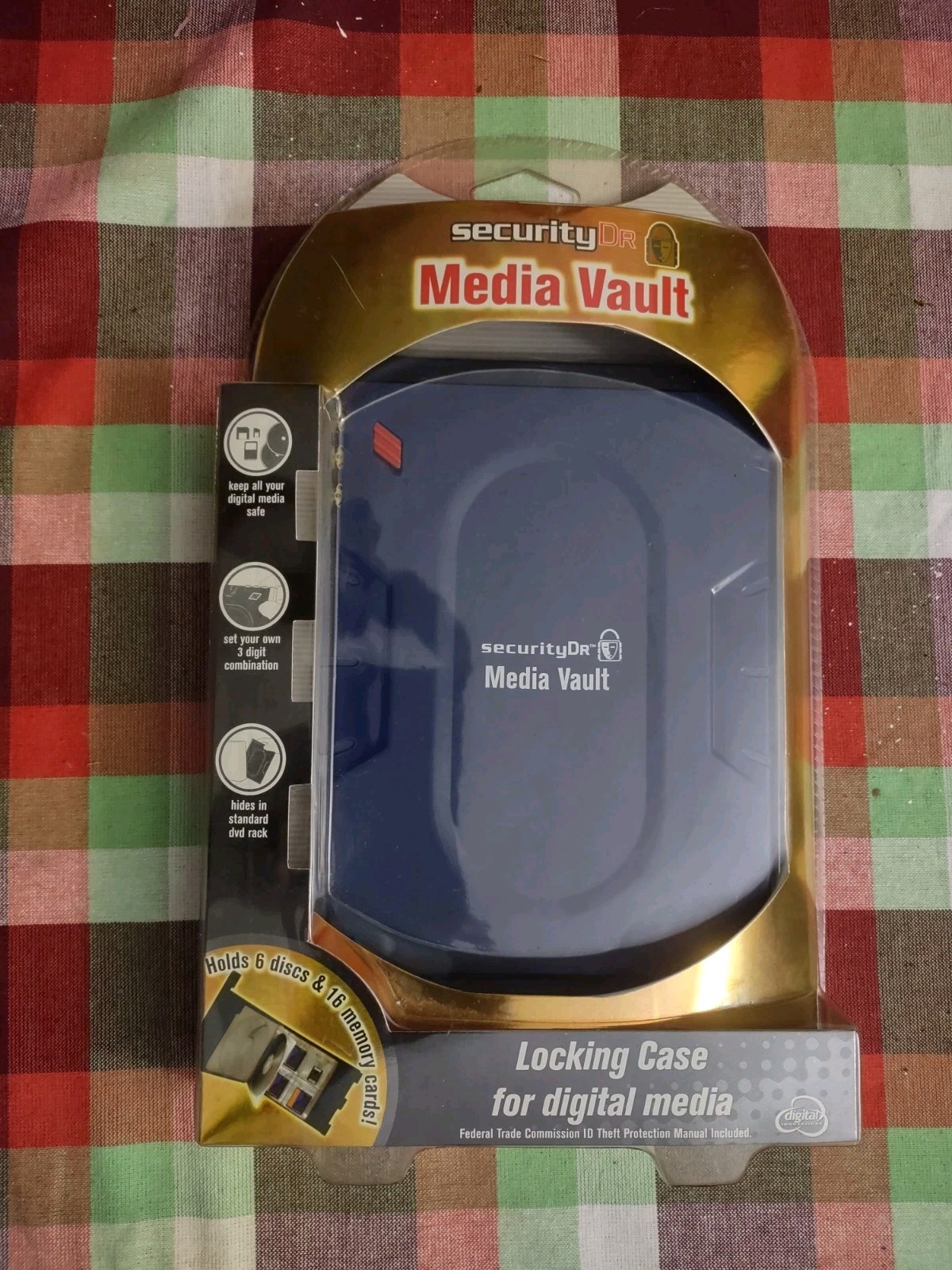 Security Dr. Media Vault Locking Case for Digital Media - New