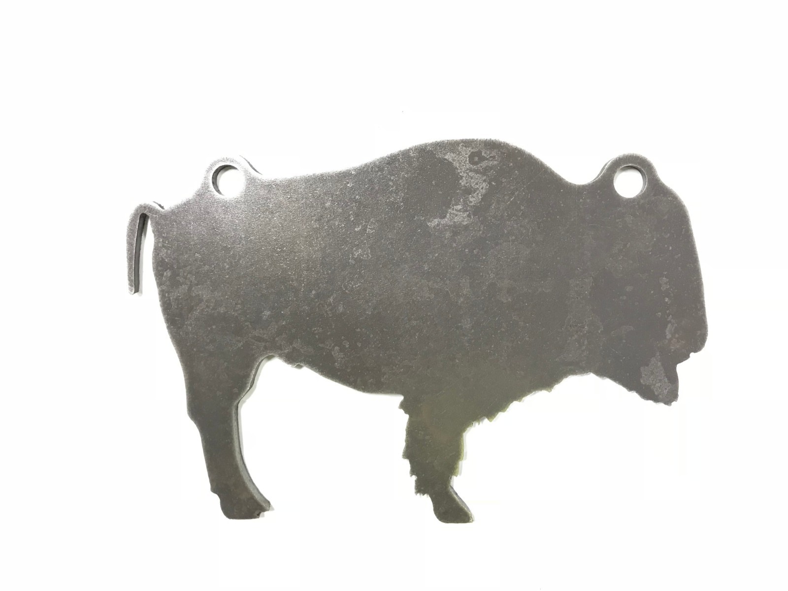 Ar500 Bison Buffalo Silhouette Animal Steel Target Gong 12" X 8" X 1/4"