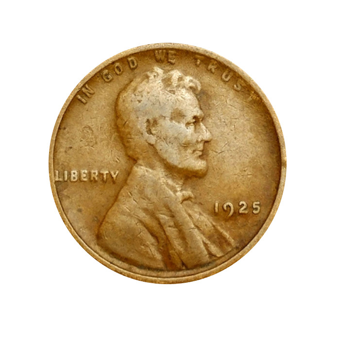 1925 Lincoln Wheat Penny Cent - G/VG Good or Better Very Nice