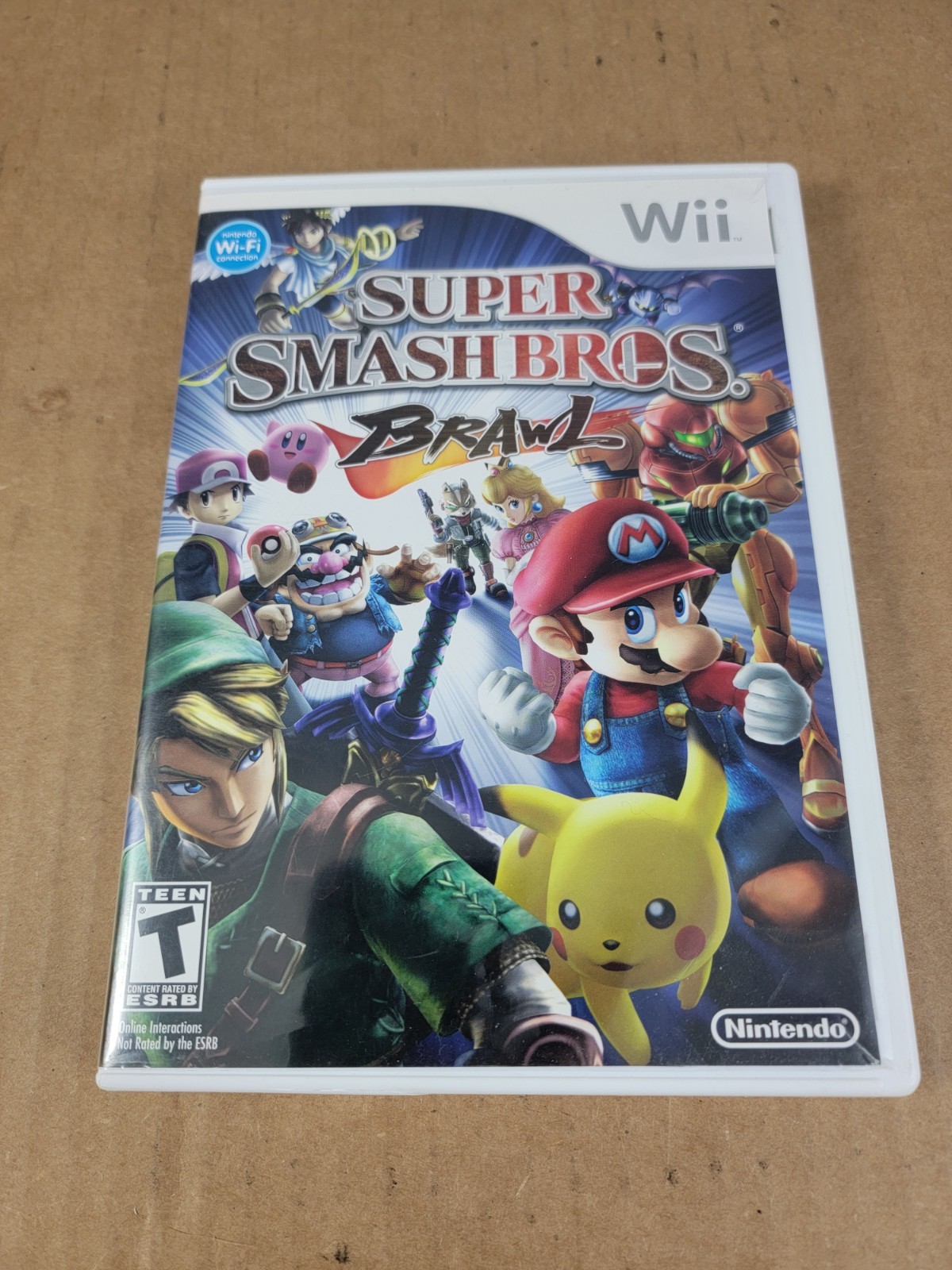 Super Smash Bros. Brawl ( Nintendo Wii, 2008) Case Manual Inserts Only No Game