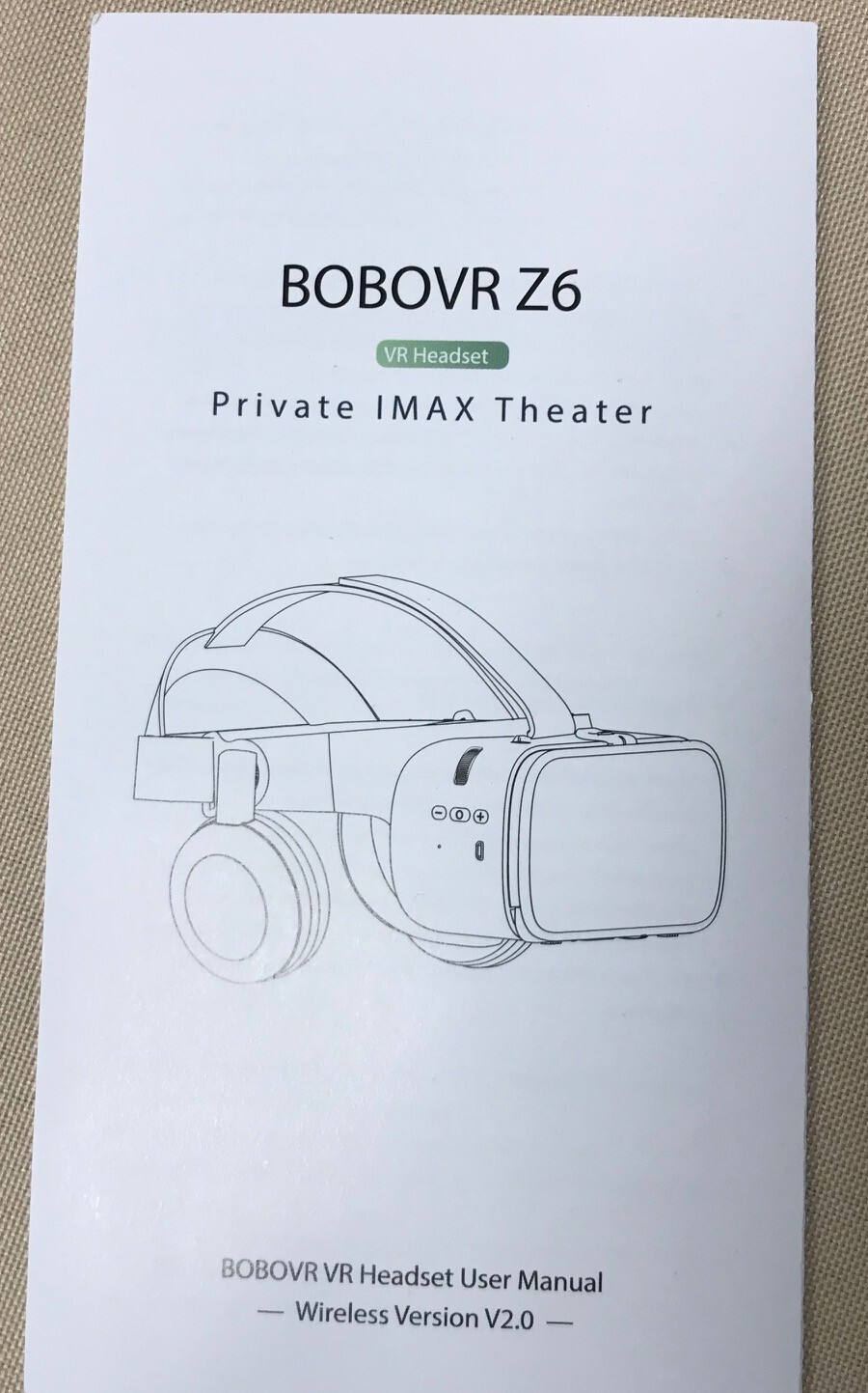 BOBOVR Z6 Foldable Wireless VR Headset NEW