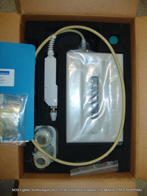 NOS Lightel Technologies SCC-3100 Connector Cleaner Unit Module FREE SHIPPING
