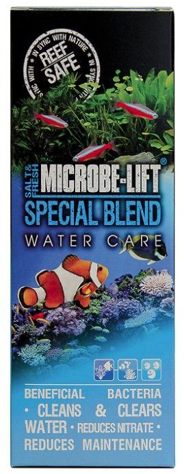 Aquarium, Microbe-Lift Salt & Fresh Special Blend Water Care (4 oz)