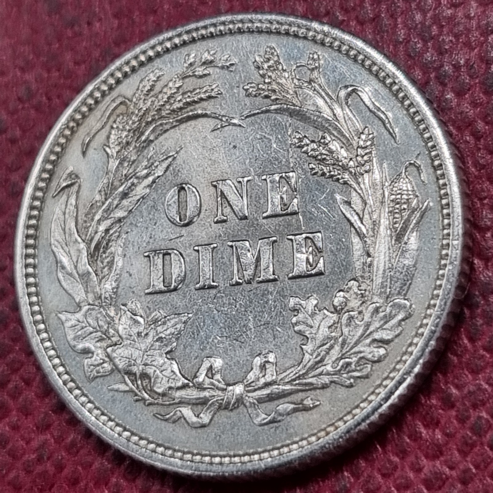 1892 PROOF Barber Dime 10c UNC Uncirculated #100157