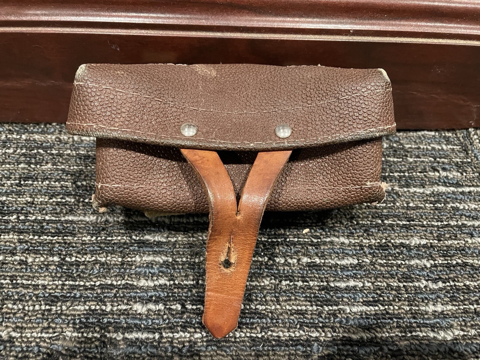 Russian Soviet Military SKS Stripper Clip Ammo Pouch Pocket 1950's Era NLHB