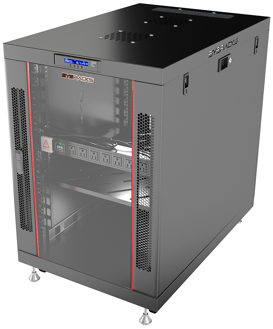 Sysracks 15U Server Rack Cabinet 35" Deep 19" Network Enclosure
