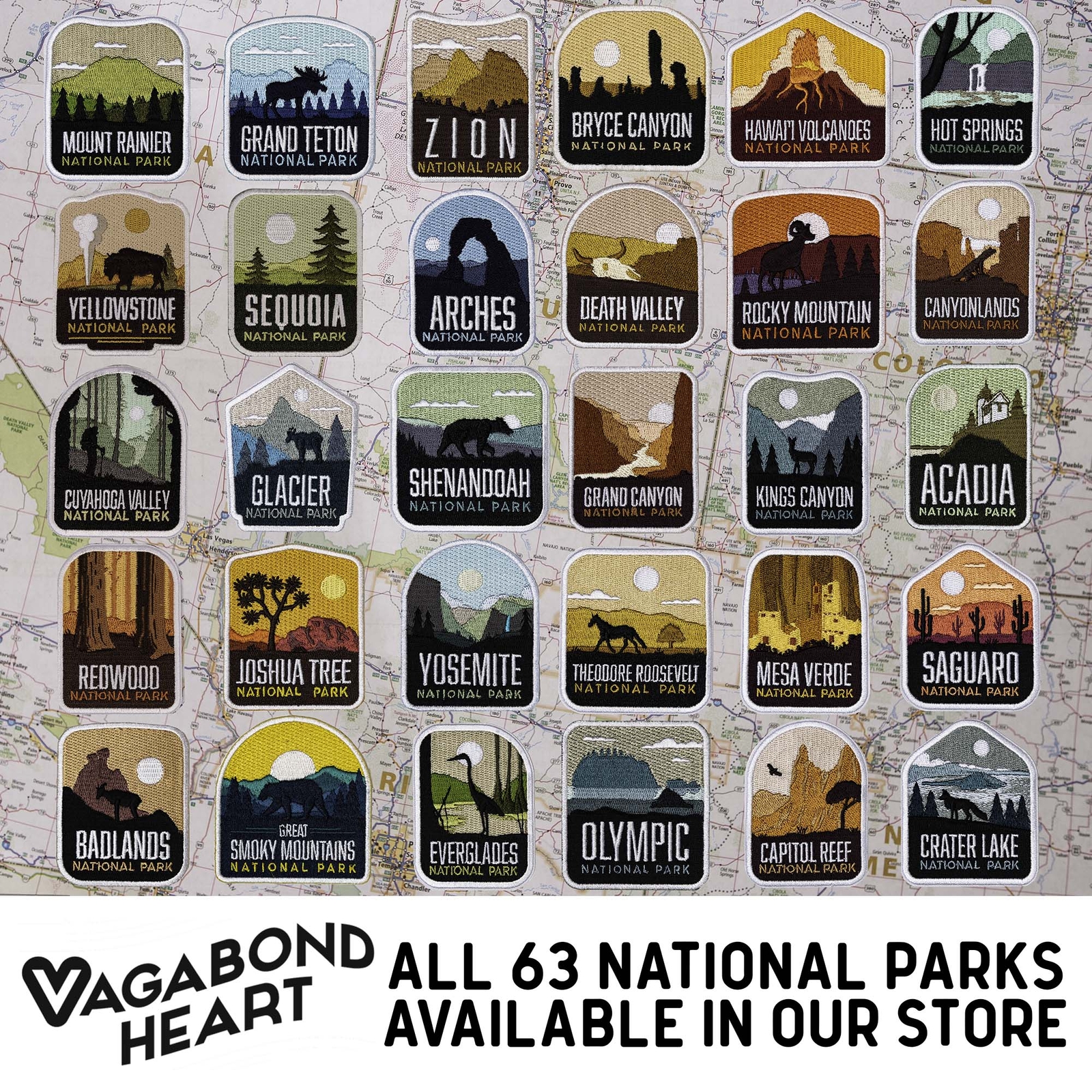 New River Gorge Iron on Travel Patch - Great Souvenir or Gift for travellers