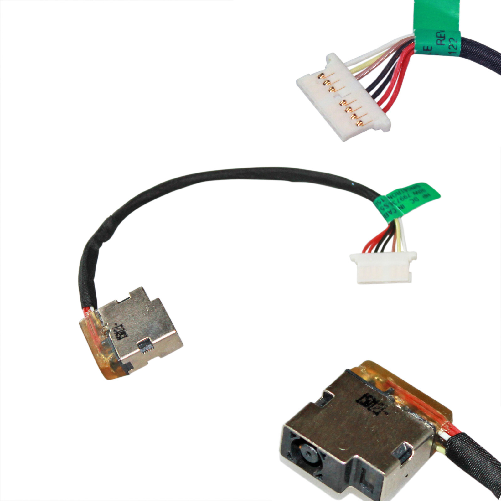 L53538-001 799736-Y57 POWER DC JACK WIRE CONNECTOR For HP 15M-DS 15M-DS0011DX FT