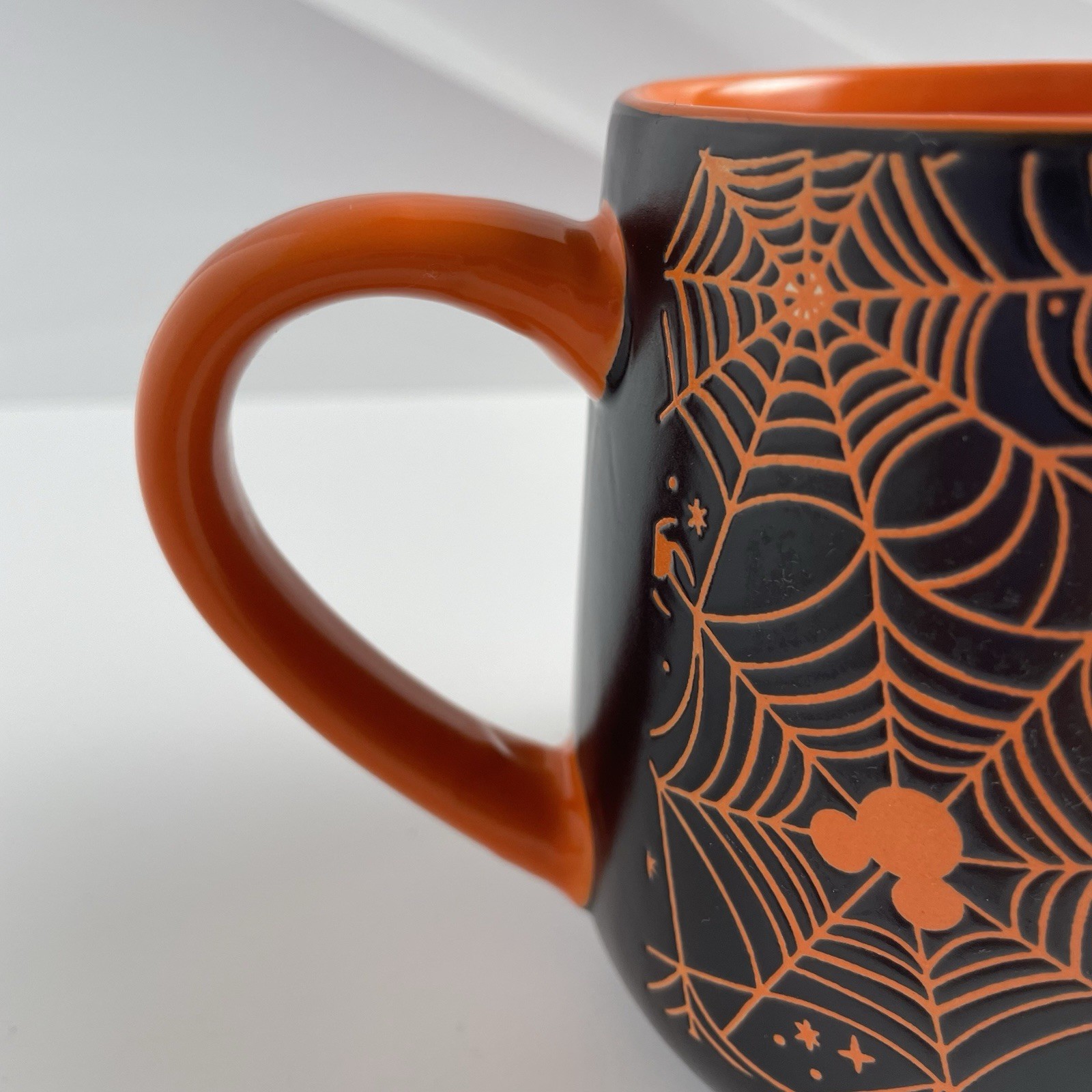 Disney Mickey Mouse Halloween Spiderweb Ceramic Mug 2022 Zrike Brands 14oz