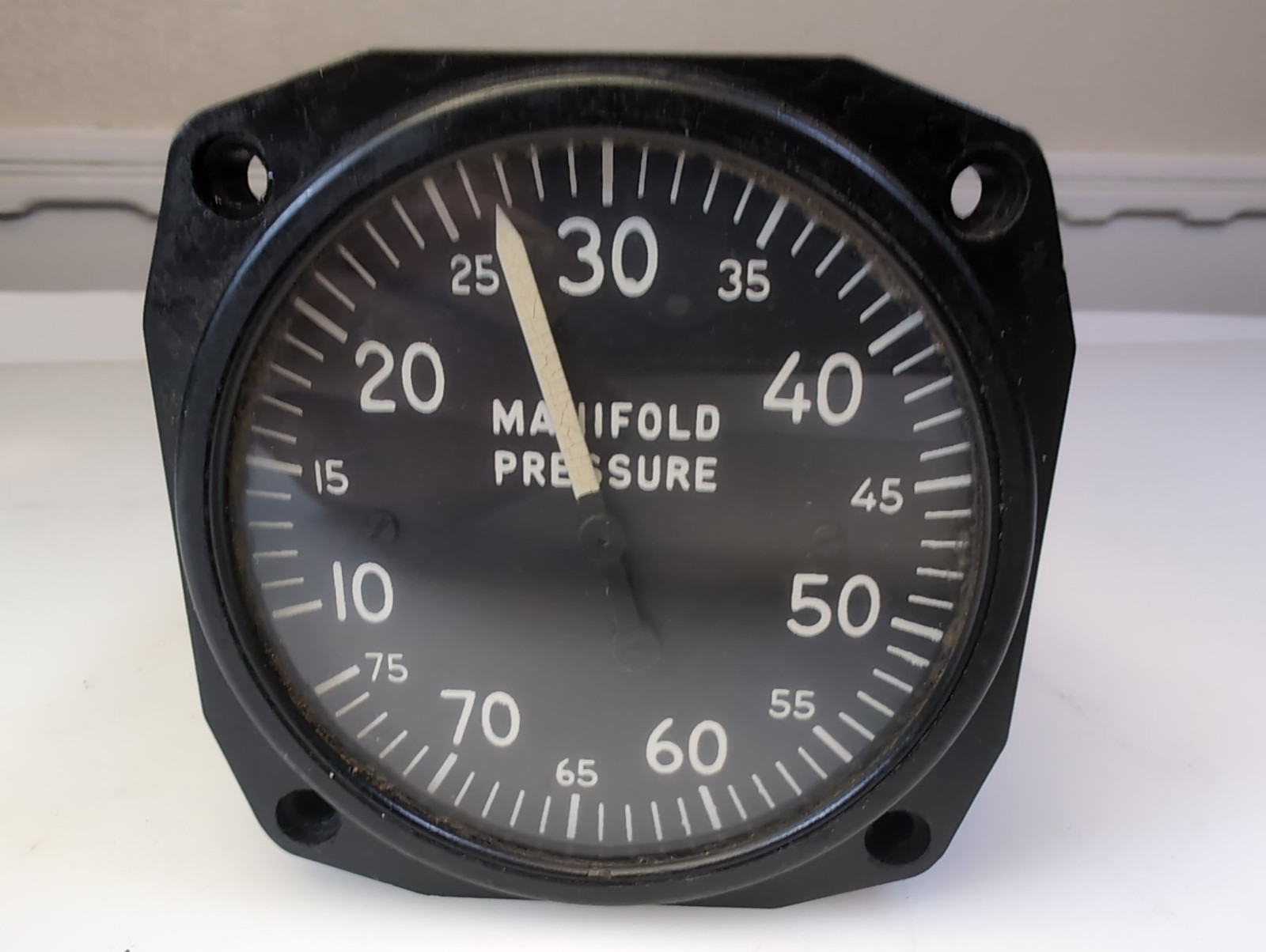 Manning Manifold Pressure Indicator AF-3498 6948-263 AN5770-3 Untested Manning