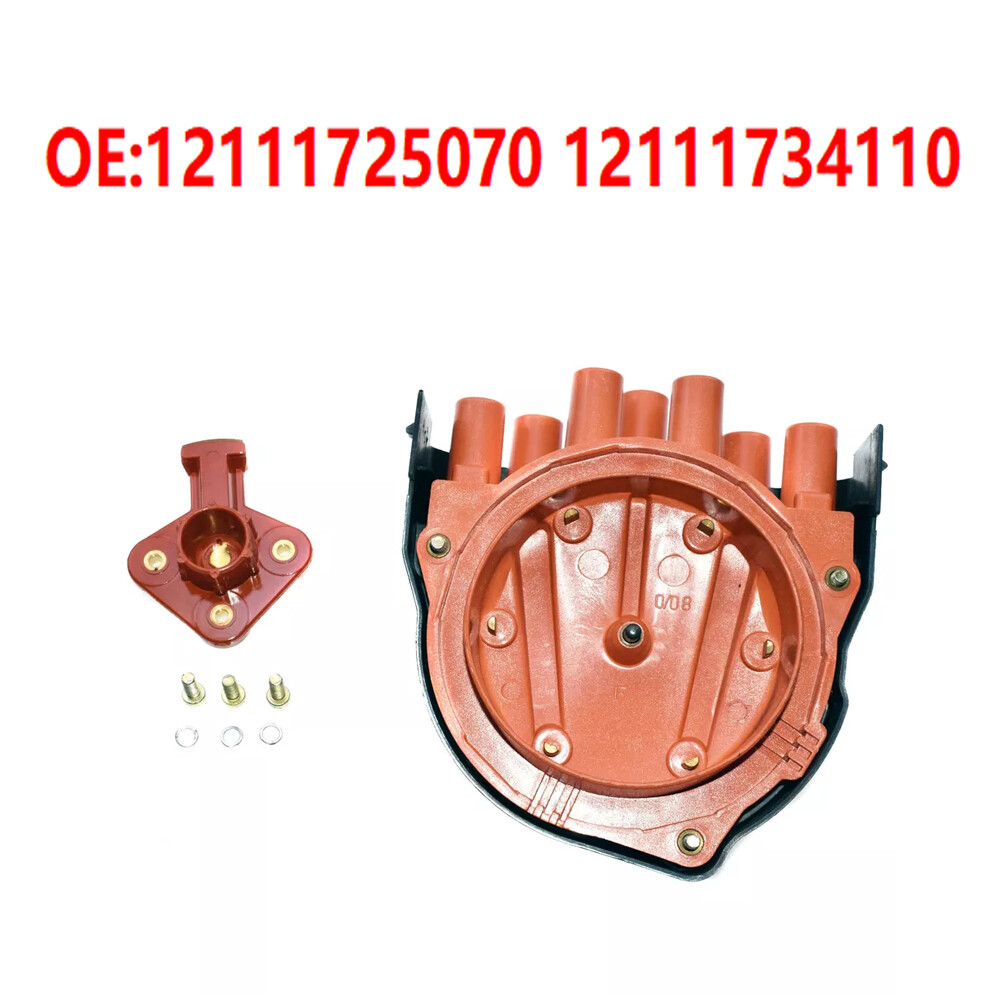 Distributor Cap & Rotor 12111725070,12111734110 Fit BMW E23 E24 E28 E30 E31 E32