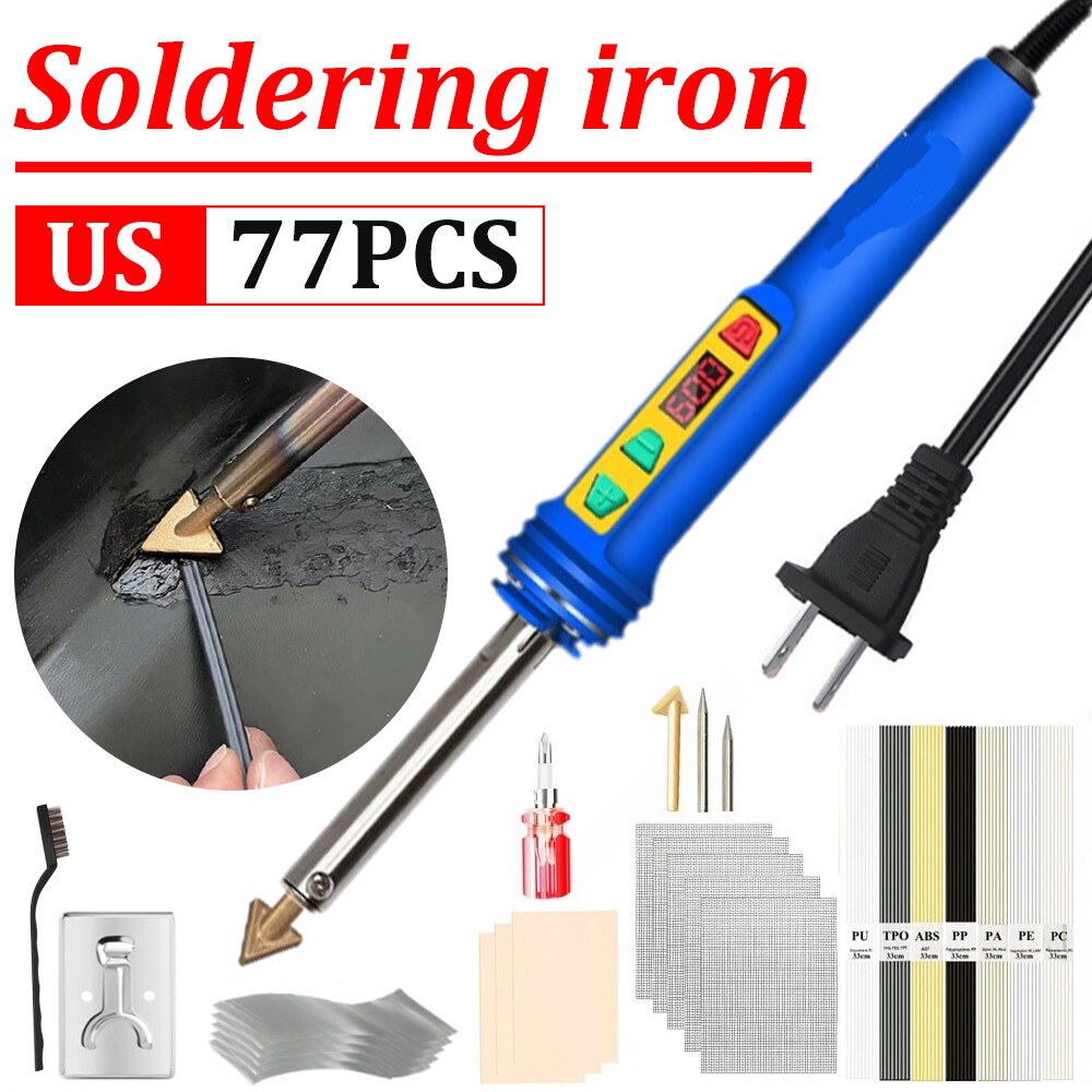 150W Plastic Welding Welder Soldering Iron Kit Car Bumper Repair Adjustable Temp