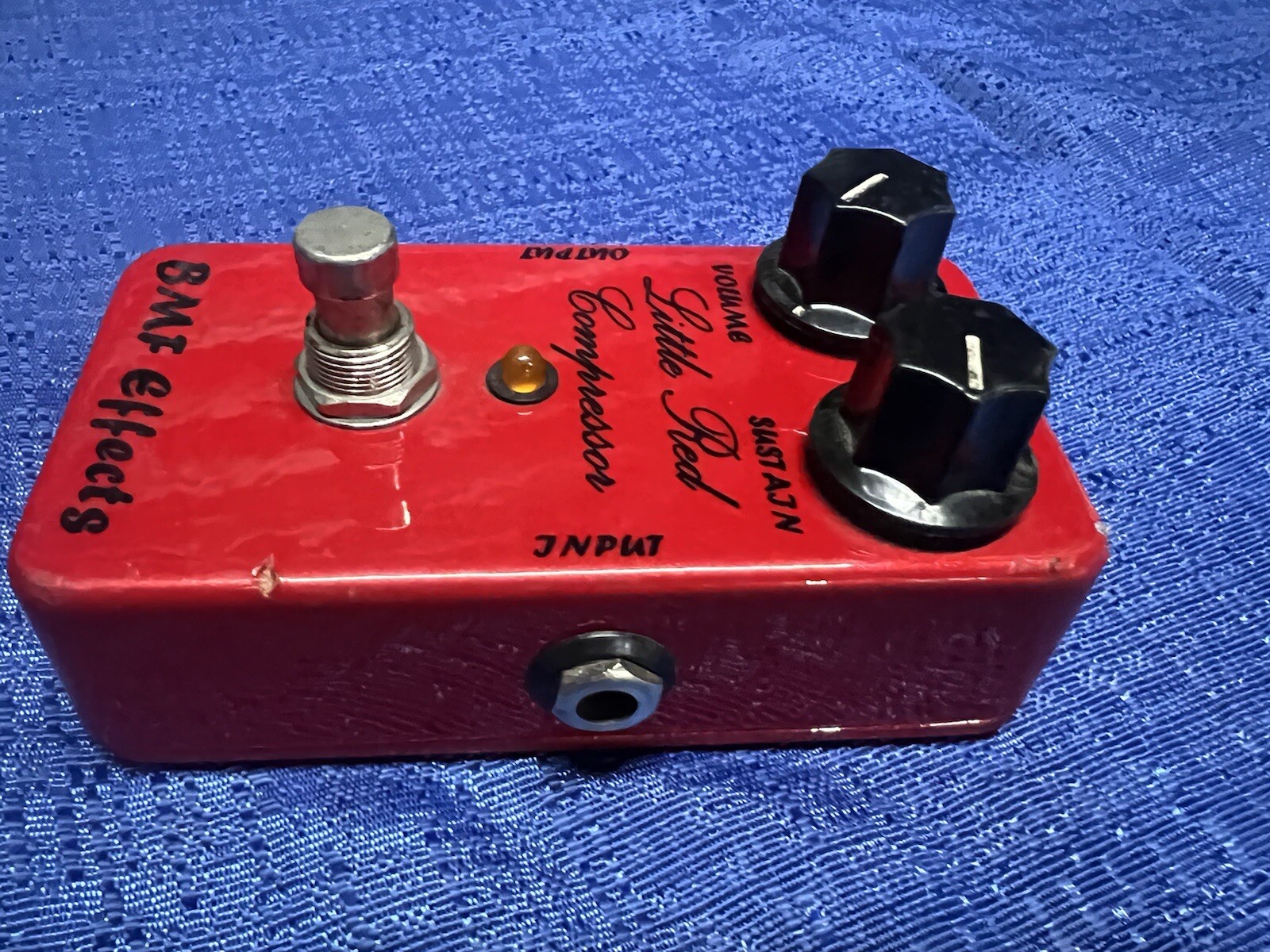 BMF Effects Little Red Compressor Guitar Pedal