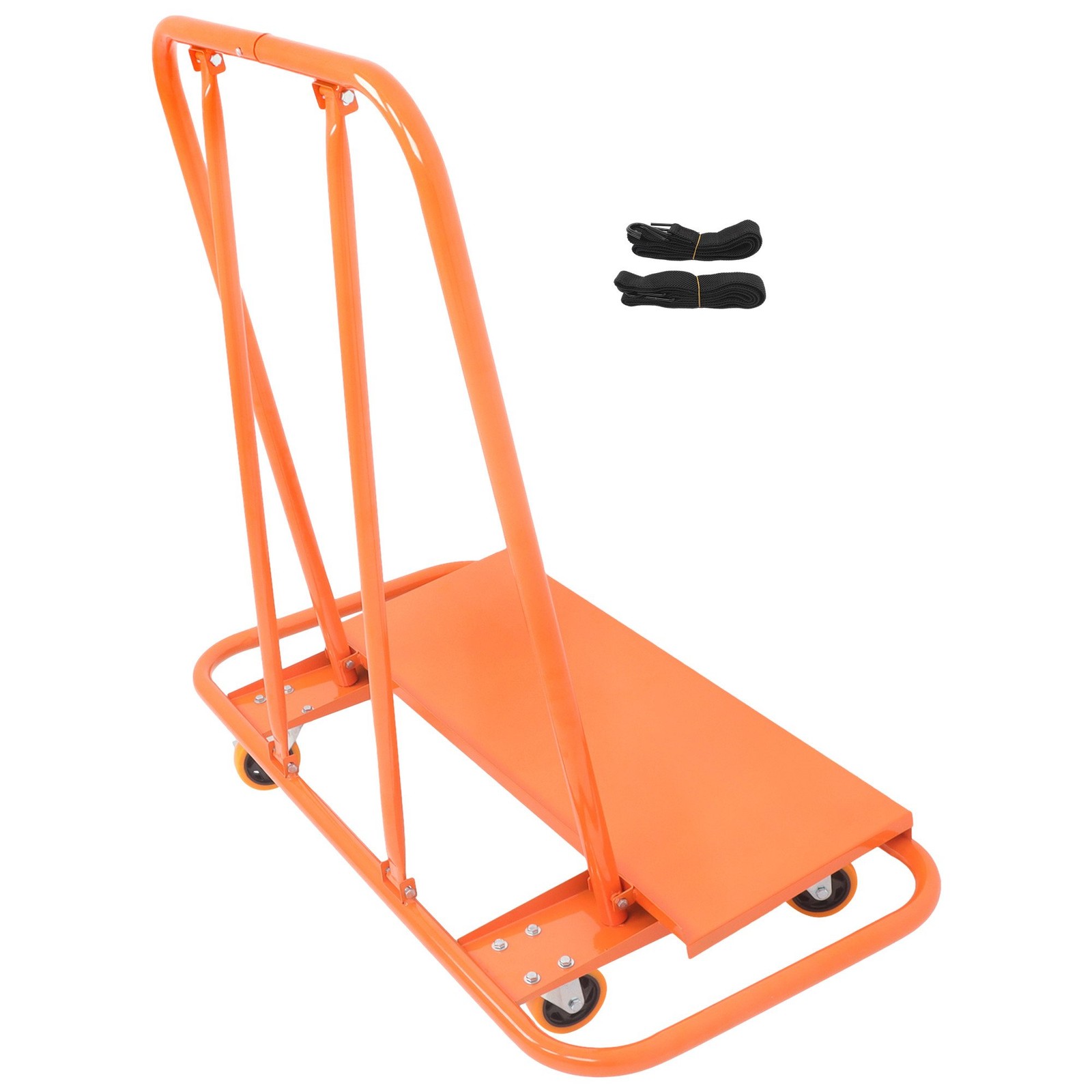 LABLT 3000LBS Drywall Sheet Cart Heavy Duty with Safety Belts, Steel Panel Dolly