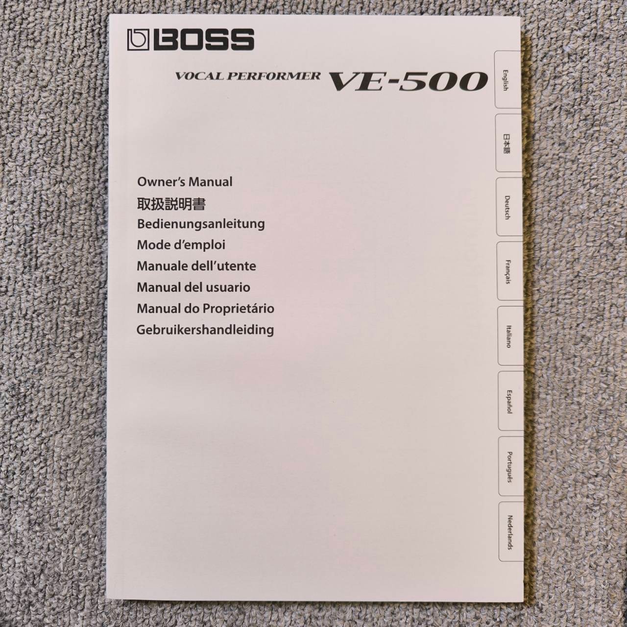 Boss VE-500 Vocal Performer Digital Processor Multi-Effects From Japan