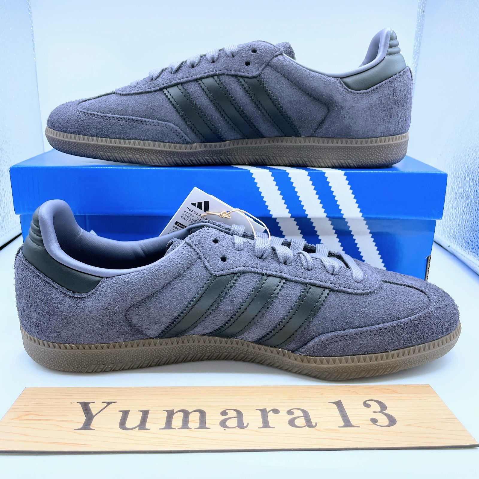 adidas Samba OG Aurora Onix Core Black Gum IH4386 Men's Size