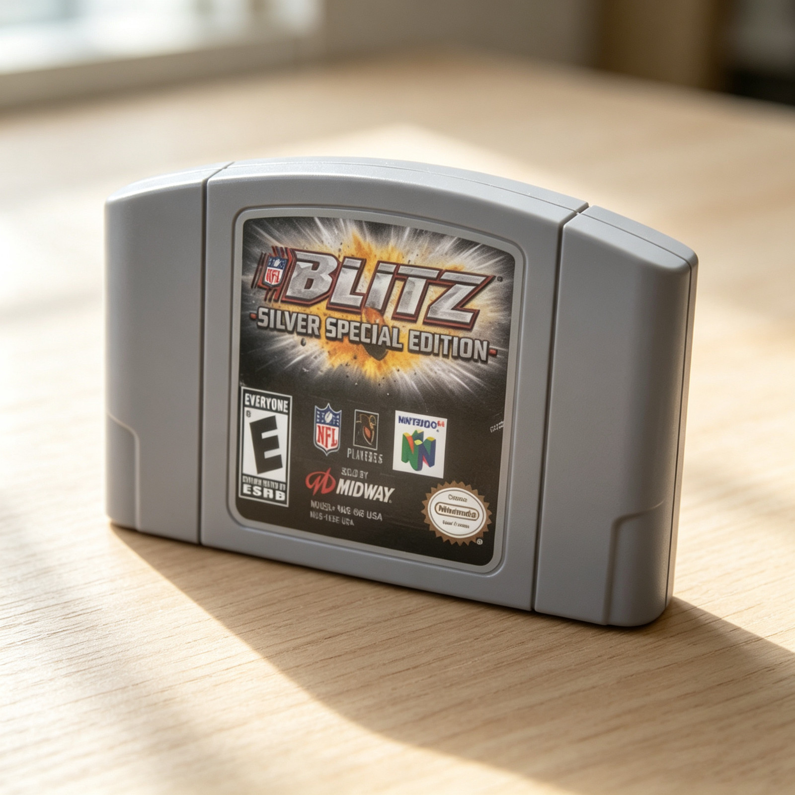 N64 NFL Blitz Silver Special Edition For Nintendo 64 US Version Fast Shipping