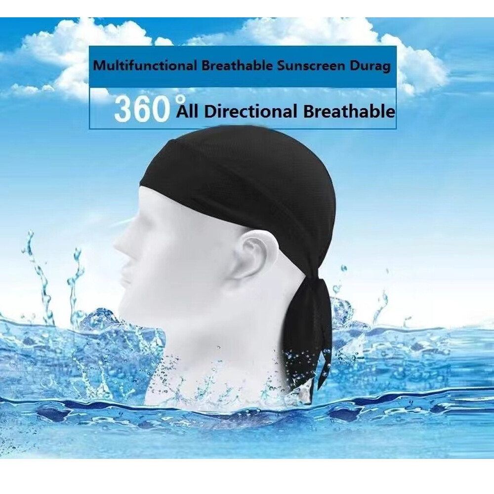Cooling Do Rag Skull Cap Head Wrap Motorcycle Biker Doo Du Dew Bandana Hat Lot