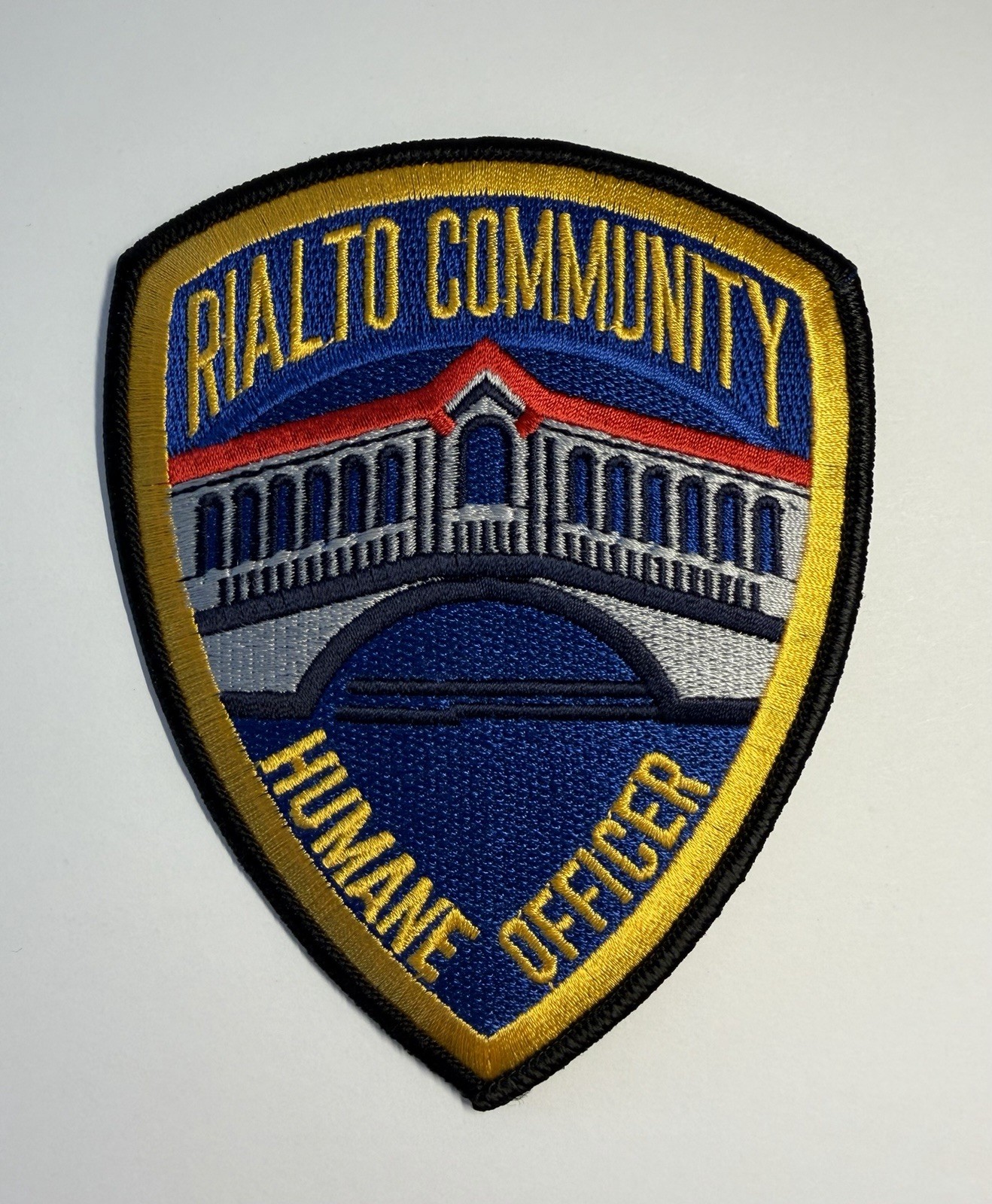 CALIFORNIA RIALTO COMMUNITY HUMANE OFFICER PATCH SAN BERNARDINO COUNTY #D47