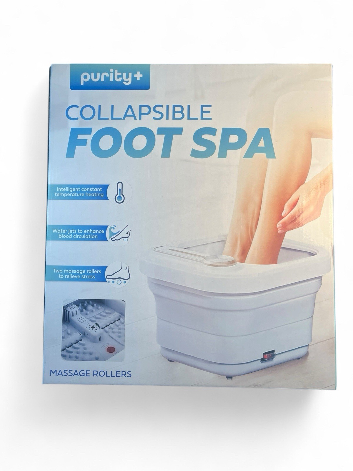 Purity + Collapsible Foot Spa Massager with Heat