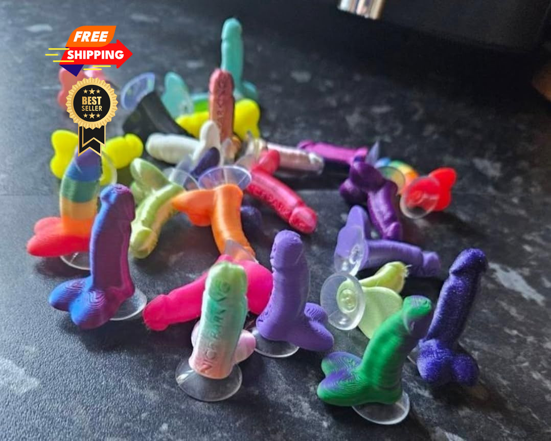 Nice Parking Engraved Mini Pranks with Suction Cups - Gag 25 Pack, Assorted