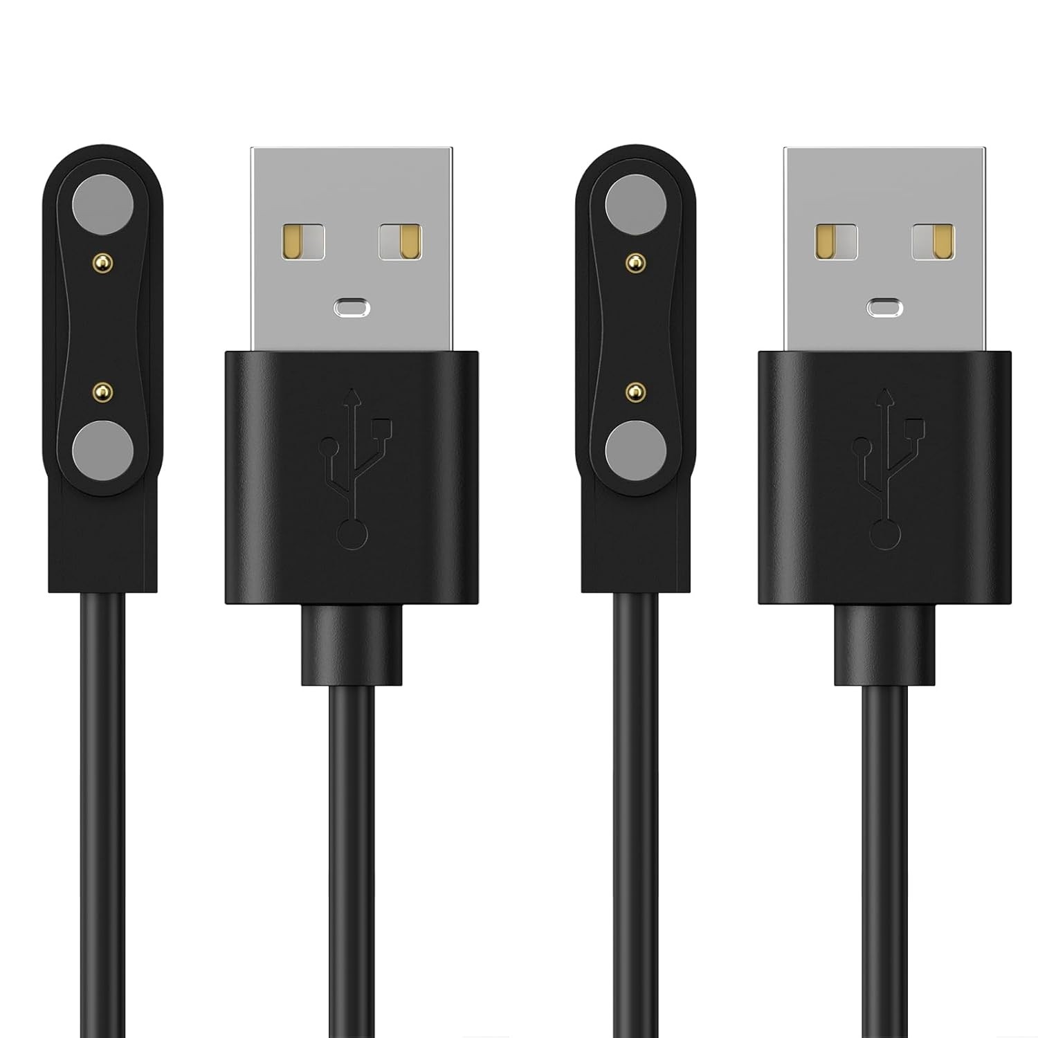 Meliya 2 Pack USB Magnetic Charger Cable Compatible with da fit Smartwatch, 3.3f